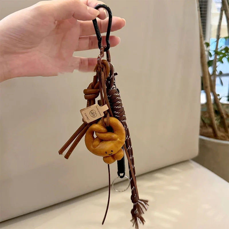 Braided Rope Bag Charm