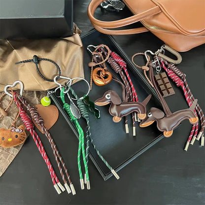 Braided Rope Bag Charm