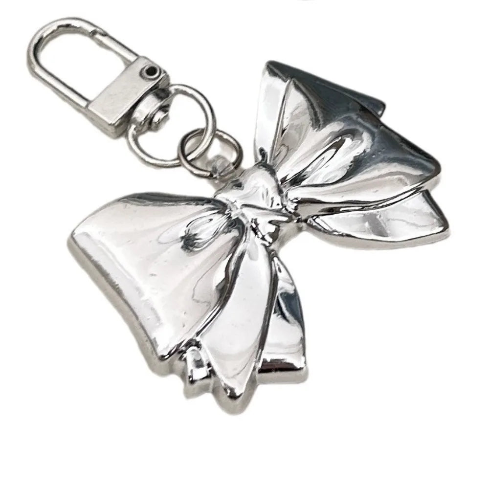 Cute Silver Bow Charms