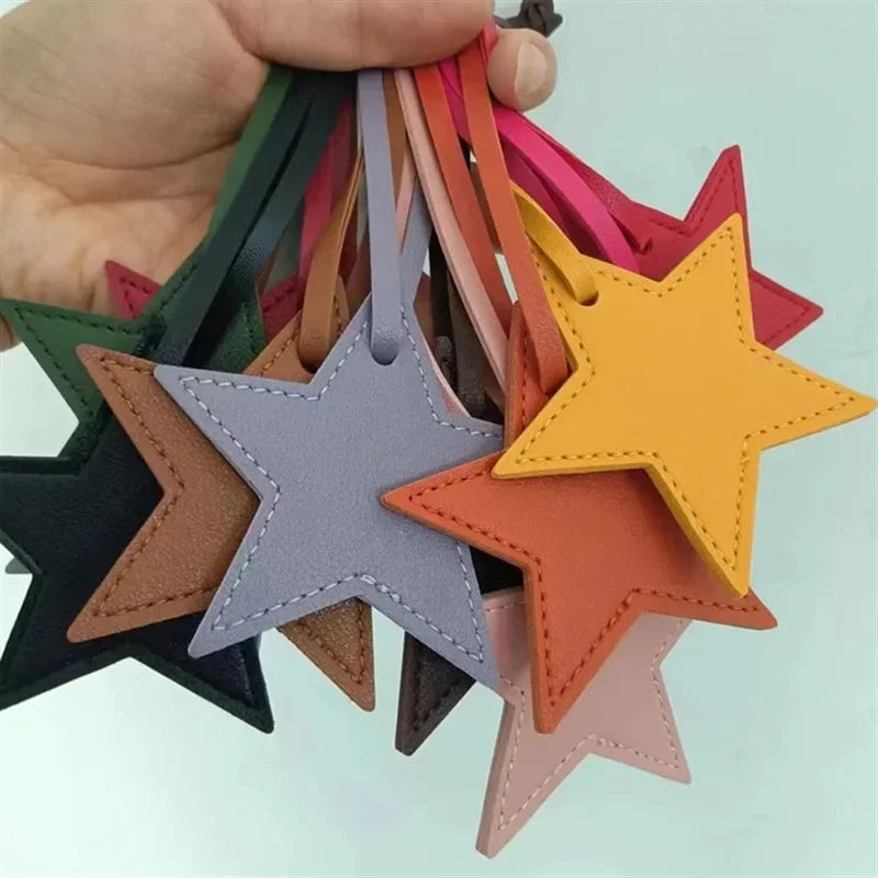 Leather Star Charm