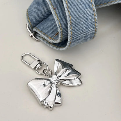 Cute Silver Bow Charms