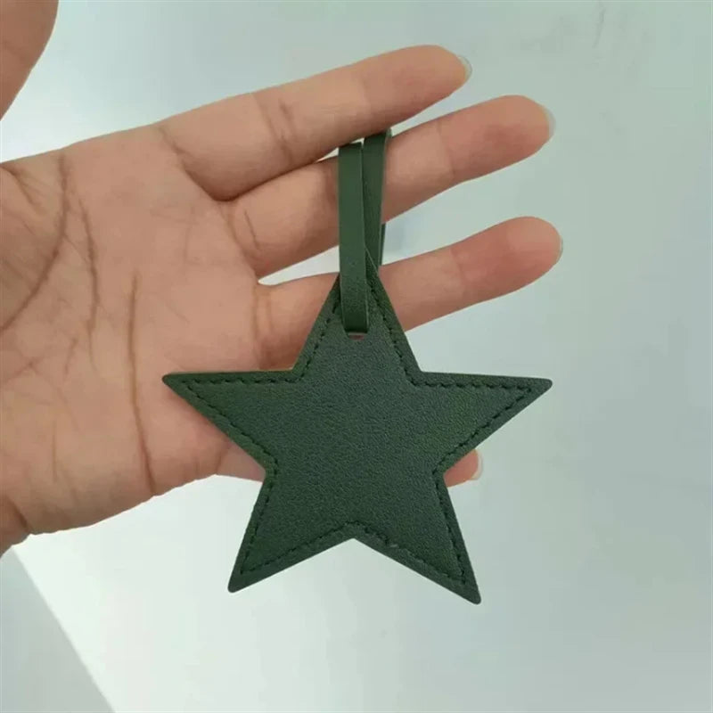 Leather Star Charm