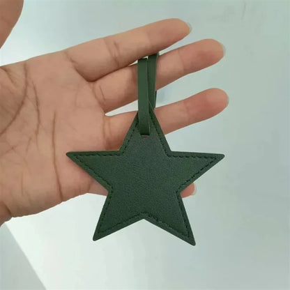 Leather Star Charm