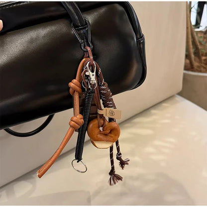 Braided Rope Bag Charm