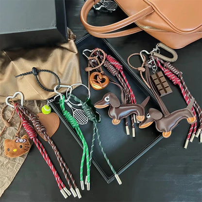 Braided Rope Bag Charm