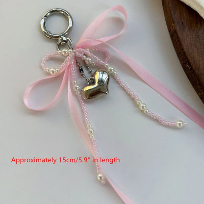 Handbag Ribbon Beaded Charm