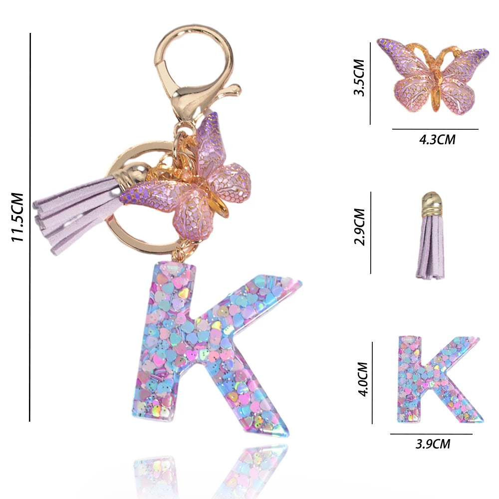 Charms A-Z  Butterfly Letters