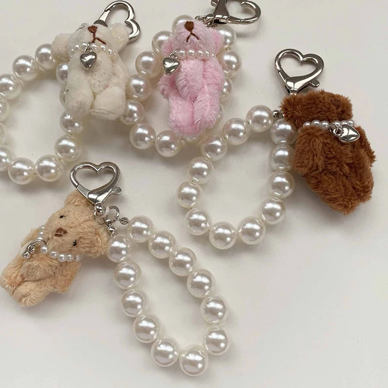 Teddy Bear Pearl Bracelets