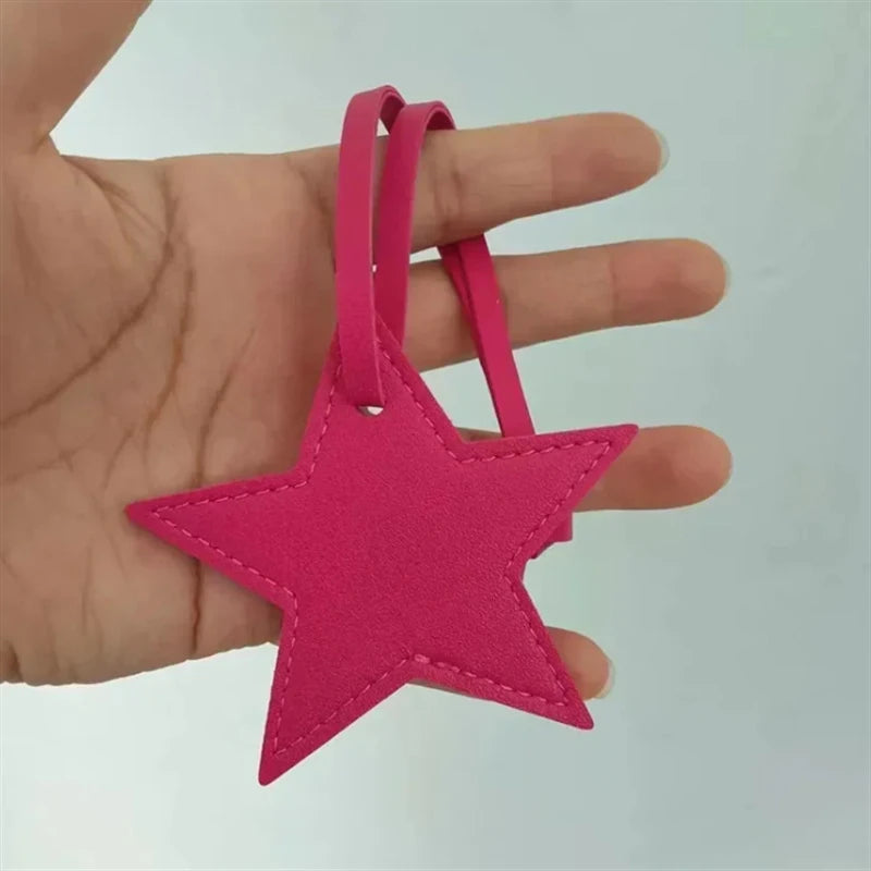 Leather Star Charm