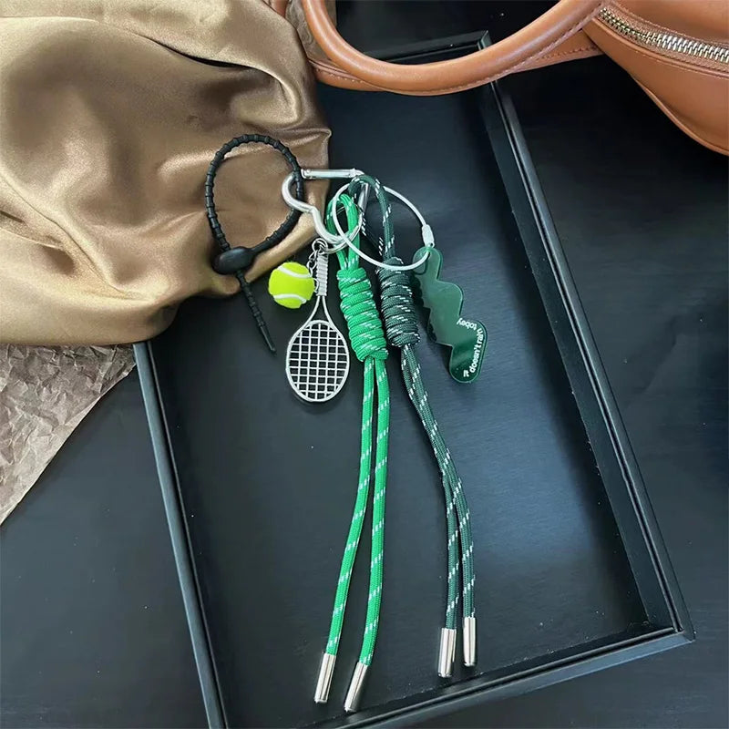 Braided Rope Bag Charm