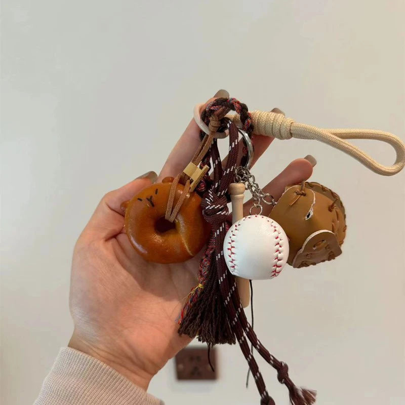 Braided Rope Bag Charm