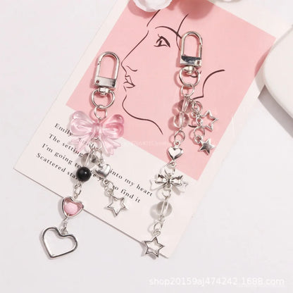 Heart Keychain Bag Charm