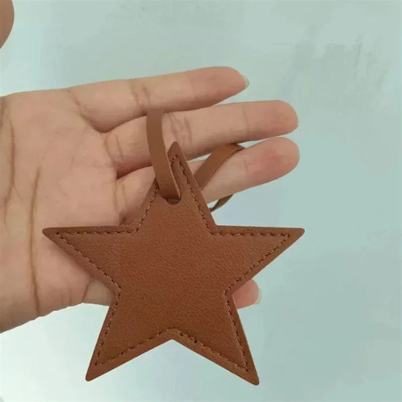 Leather Star Charm