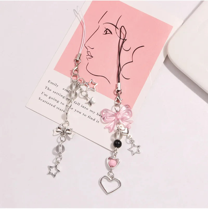 Heart Keychain Bag Charm