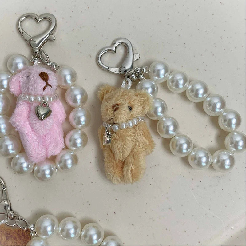 Teddy Bear Pearl Bracelets