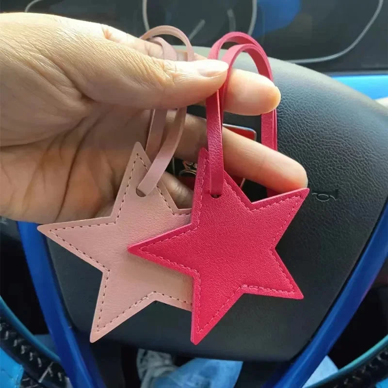 Leather Star Charm