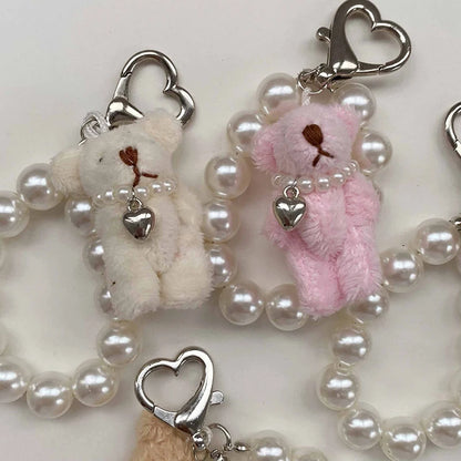 Teddy Bear Pearl Bracelets