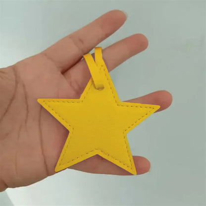 Leather Star Charm